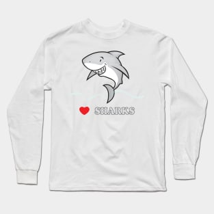 Great white buddy Long Sleeve T-Shirt